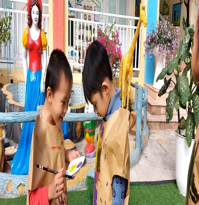 Góc sáng tạo của trẻ.