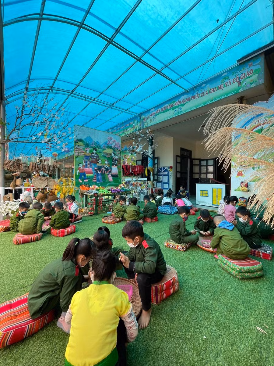 Trải nghiệm được áp dụng từ hiệu quả hoạt động chuyên môn theo nghiên cứu bài học của các tổ, khối chuyên môn Trường Mầm non xã Thanh Yên.