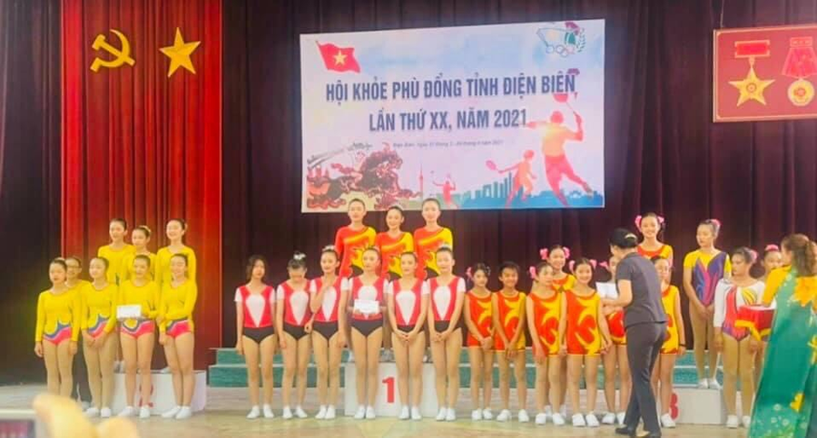 Hình ảnh học sinh tham gia Hội khỏe cấp tỉnh đạt giải cao. Hình ảnh học sinh tham gia Hội khỏe cấp tỉnh đạt giải cao.