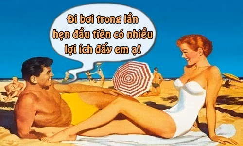 Lý do dẫn bạn gái đi bơi trong lần hẹn đầu tiên 