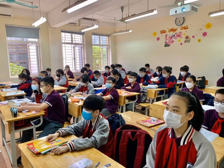 Trường THCS Xuân La (Tây Hồ, Hà Nội) lồng ghép các nội dung giáo dục đạo đức, lối sống trong nhiều môn học khác nhau.