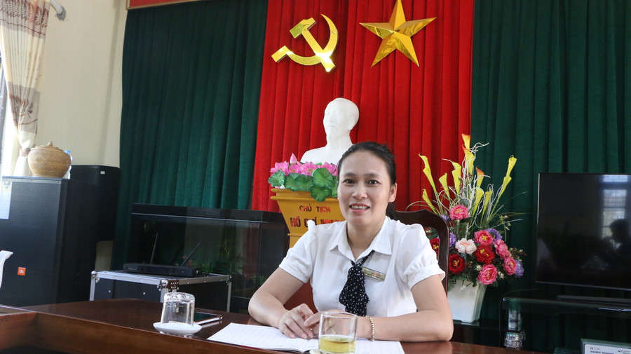 Cô Nguyễn Thị Phương Loan - Hiệu trưởng Trường Mầm non Khánh Thượng B. Cô Nguyễn Thị Phương Loan - Hiệu trưởng Trường Mầm non Khánh Thượng B.