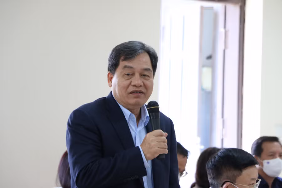 PGS.TS Trần Đức Quý - Hiệu trưởng Trường ĐH Công nghiệp Hà Nội. Ảnh tư liệu: Đình Tuệ.