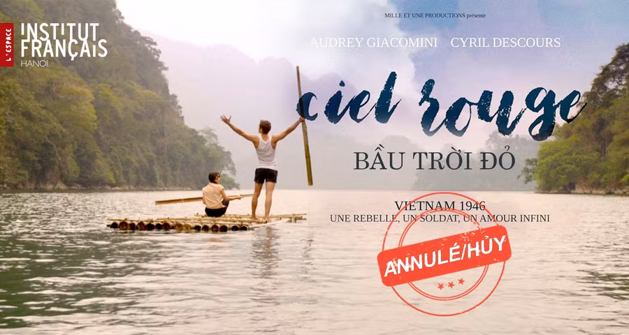 Suất chiếu bộ phim "Bầu trời đỏ" cũng bị hủy.