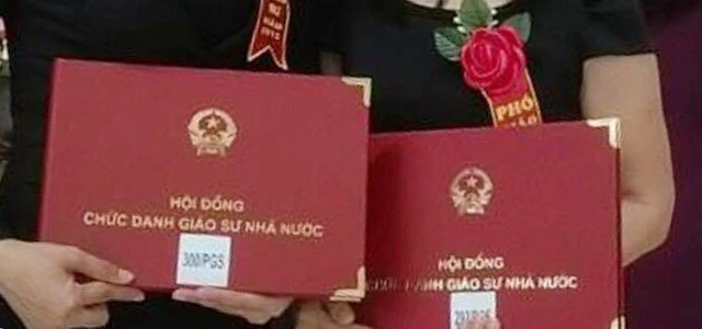 Danh sách 53 người sau rà soát được công nhận GS, PGS năm 2017