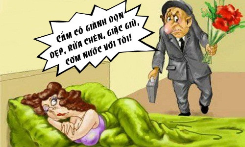Vợ sung sướng vì bị chồng chửi thậm tệ 