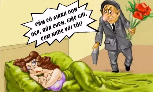 Vợ sung sướng vì bị chồng chửi thậm tệ 