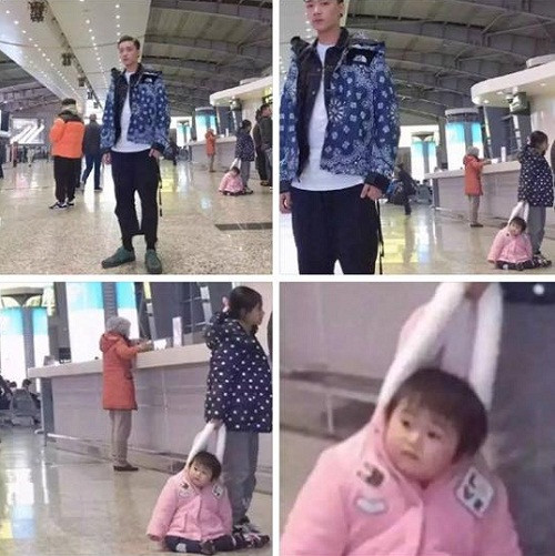 Mải ngắm trai đẹp.