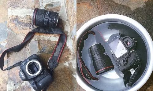 Rửa máy ảnh. Rửa máy ảnh.