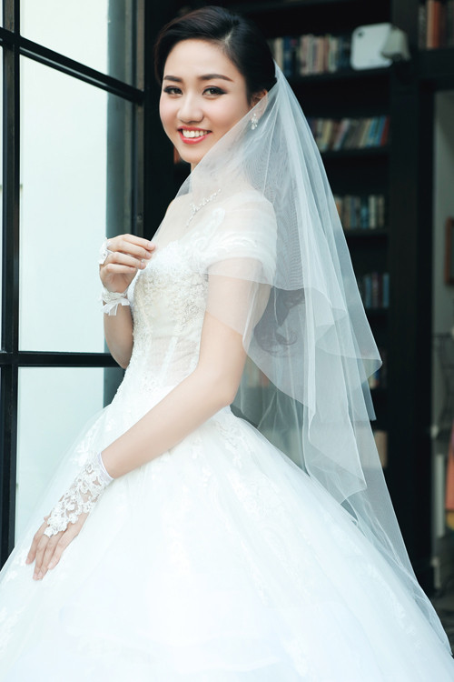 Á hậu Ngô Trà My đẹp rạng ngời trong ảnh cưới ảnh 4 Á hậu Ngô Trà My đẹp rạng ngời trong ảnh cưới ảnh 4