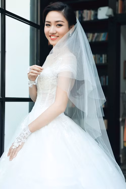 Á hậu Ngô Trà My đẹp rạng ngời trong ảnh cưới ảnh 4