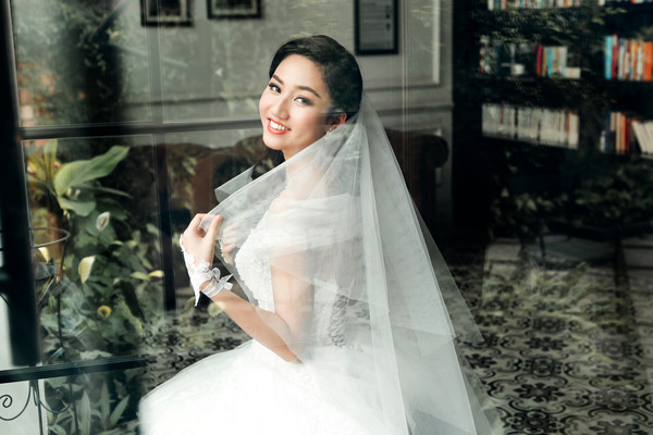 Á hậu Ngô Trà My đẹp rạng ngời trong ảnh cưới ảnh 10 Á hậu Ngô Trà My đẹp rạng ngời trong ảnh cưới ảnh 10