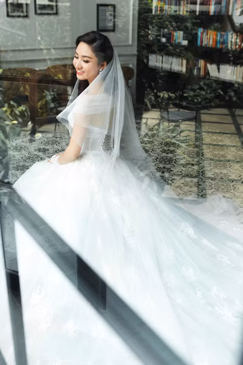 Á hậu Ngô Trà My đẹp rạng ngời trong ảnh cưới ảnh 9