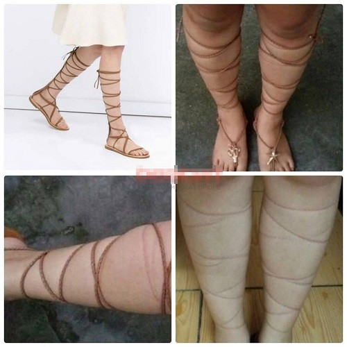 Hậu quả khi mua giày qua mạng. Hậu quả khi mua giày qua mạng.