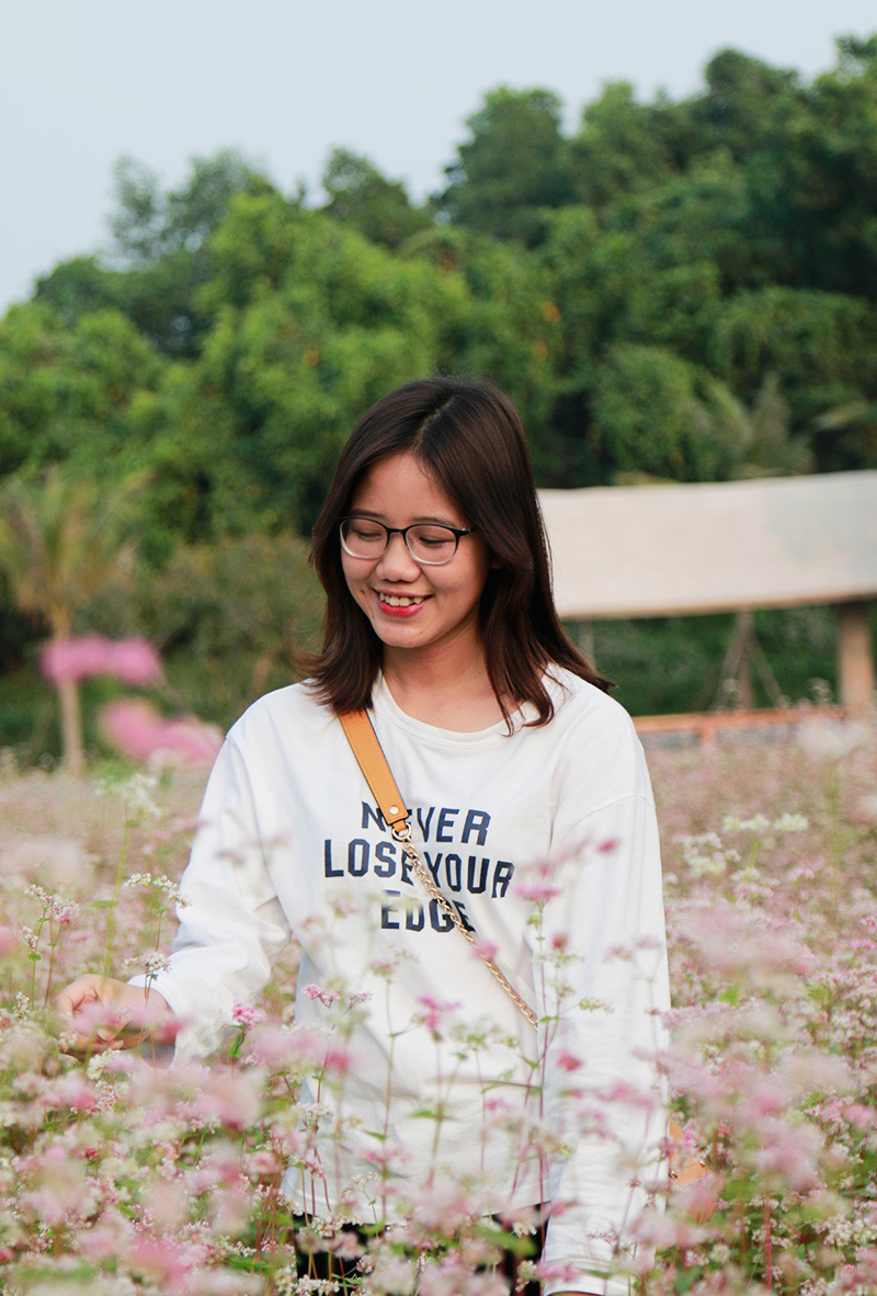 Đẹp ngỡ ngàng cánh đồng hoa tam giác mạch nở rộ tại Hà Nội ảnh 5