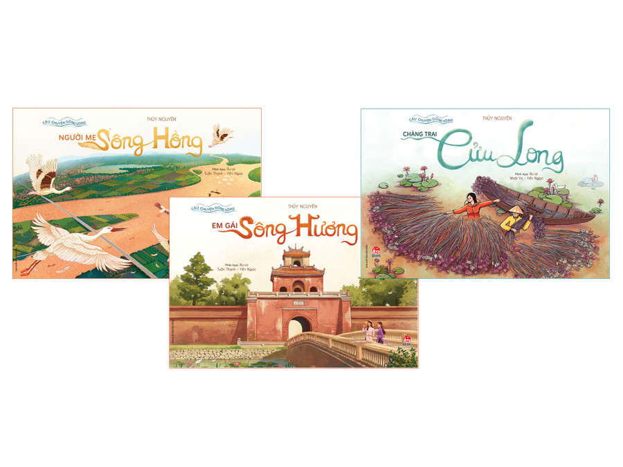 Bộ ba cuốn sách kể chuyện về những dòng sông của tác giả Thủy Nguyên. Bộ ba cuốn sách kể chuyện về những dòng sông của tác giả Thủy Nguyên.