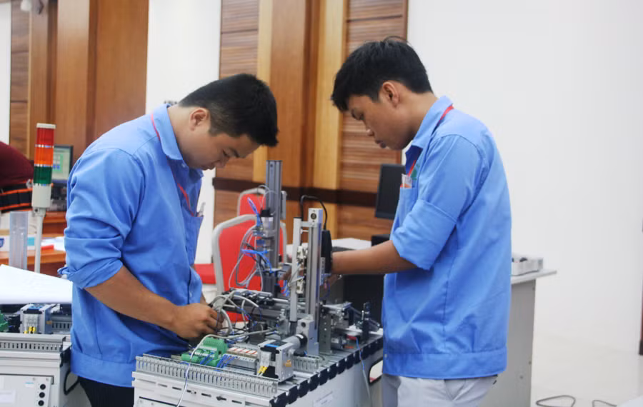 Lao động có trình độ và kỹ năng nghề cao được nhiều nước muốn tiếp nhận	Ảnh T.G