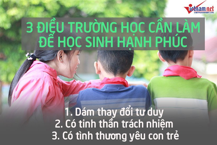 Làm học sinh hạnh phúc: Điều thiếu vắng ở các trường công lập?