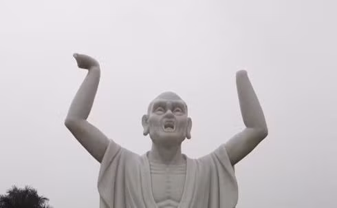 Vụ bẻ tay tượng phật: Camera ghi được hình ảnh, công an vào cuộc