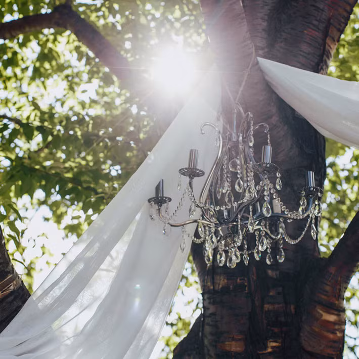 14 ý tưởng trang trí tiệc cưới sân vườn vừa sang trọng vừa lộng lẫy - Ảnh 3.