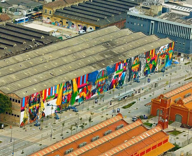 Nghệ sĩ lập kỷ lục vẽ tranh tường ăn mừng thế vận hội Olympic ảnh 4