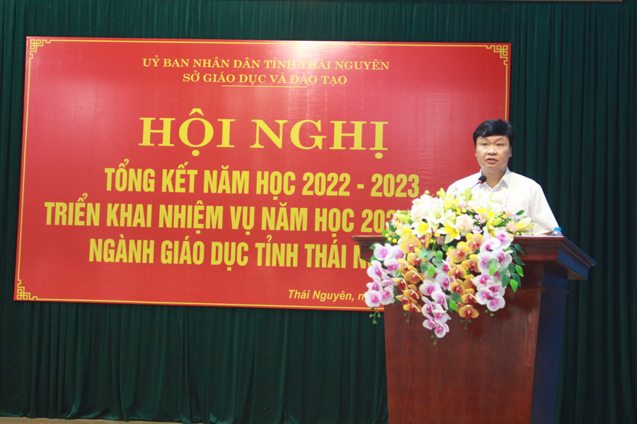 Ông Phạm Việt Đức, Giám đốc Sở GD&amp;ĐT tỉnh Thái Nguyên.