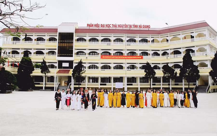 Khuôn viên Phân hiệu Đại học Thái Nguyên tại Hà Giang.