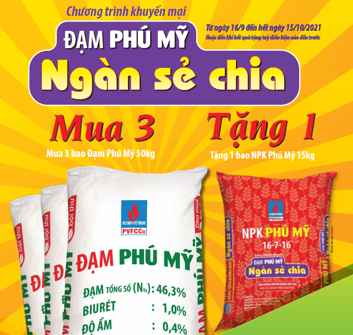 “Đạm Phú Mỹ - Ngàn sẻ chia” - Hơn 3.000 tấn phân bón trị giá hơn 30 tỷ đồng tặng bà con nông dân 