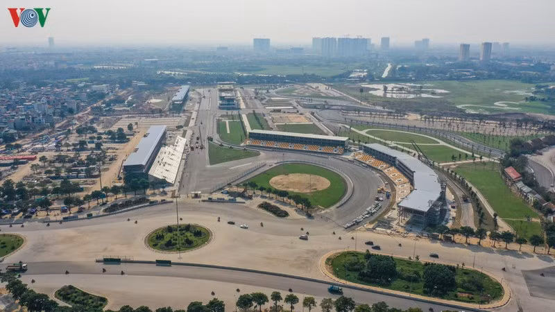 Đường đua F1 Hà Nội chính thức hoàn thành sau 11 tháng: Đếm ngược ngày khai màn lịch sử