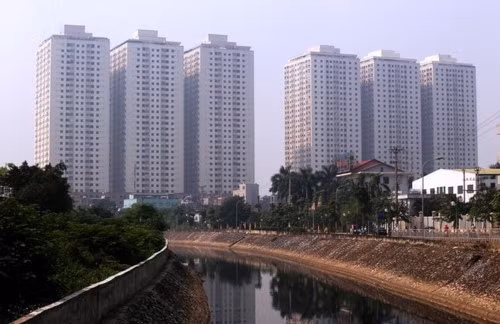 Dự án nhà ở Đại Thanh ở xã Tả Thanh Oai, Thanh Trì do Tập đoàn Mường Thanh làm chủ đầu tư.