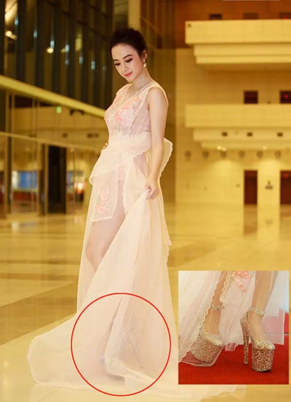 Những pha đi giày cáo gót nhìn muốn rợn tóc gáy của người đẹp Việt-10