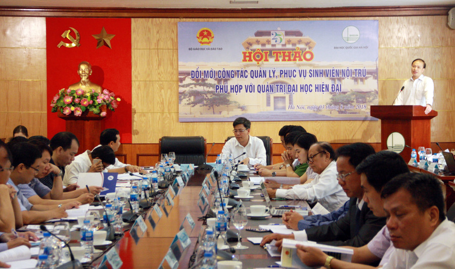 Tại Hội thảo, các đại biểu chỉ rõ hiện vẫn còn nhiều KTX xuống cấp cần được nâng cấp, sửa chữa