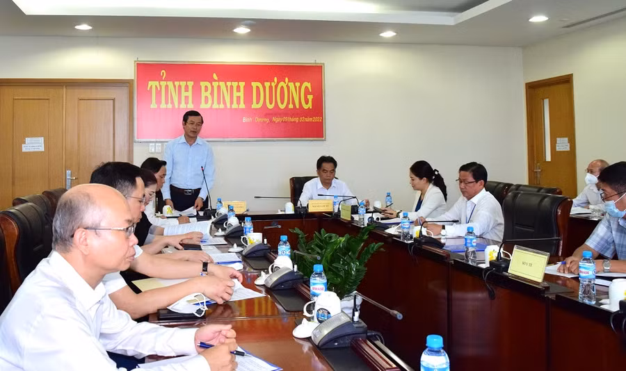 Thứ trưởng Nguyễn Văn Phúc phát biểu tại buổi làm việc