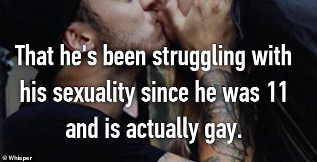 Anh ấy vật lộn với giới tính của mình kể từ khi 11 tuổi và anh ấy thực sự là gay