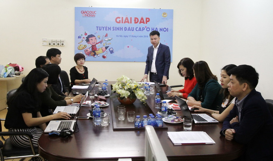 Quang cảnh buổi giao lưu trực tuyến Quang cảnh buổi giao lưu trực tuyến