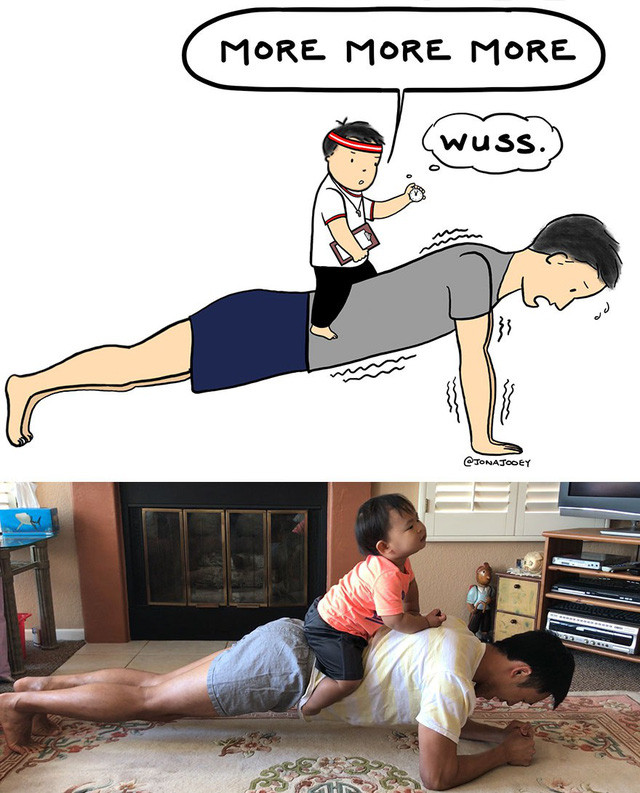 Những khoảnh khắc giúp bạn nhận ra ai mới là “chủ nhân” đời mình ảnh 5 Nữa, nữa, nữa nào bố!