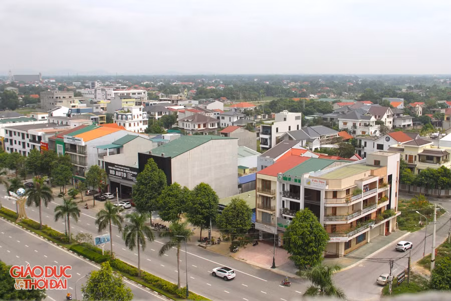 Một góc khu đô thị Minh Khang tại thành phố Vinh.