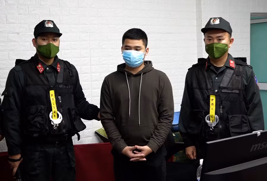 Đối tượng trong chuyên án bị bắt giữ.