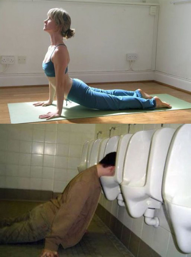 Ngã ngửa với "nguồn gốc" của các tư thế tập yoga ảnh 5 Anh đang tập yoga thôi mà.