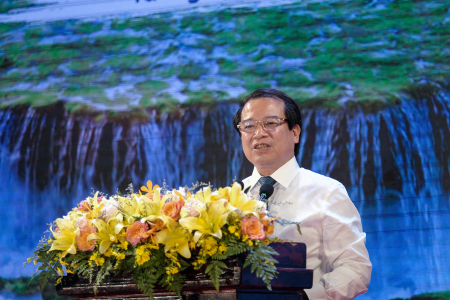 Ông Hà Văn Siêu, Phó Cục trưởng Cục Du lịch quốc gia Việt Nam phát biểu tại sự kiện. Ông Hà Văn Siêu, Phó Cục trưởng Cục Du lịch quốc gia Việt Nam phát biểu tại sự kiện.