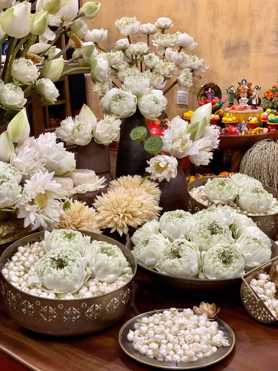 Hương hoa hoà quyện… thơm, đẹp lôi cuốn.