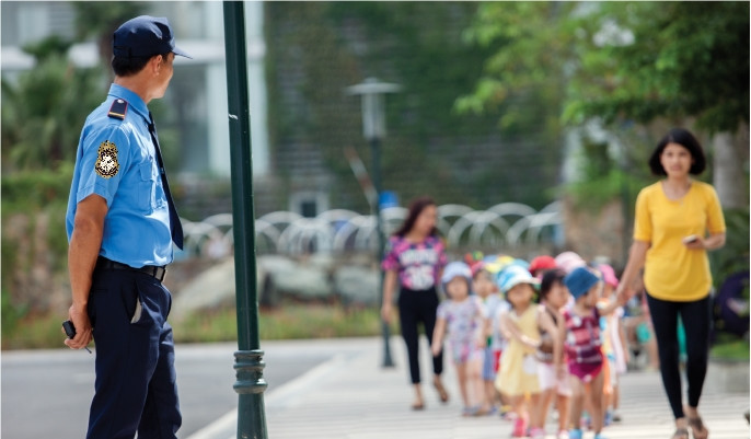 Trường Tiểu học Đồng Lương nơi xảy ra sự việc