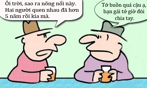 Quá say để nhận ra bạn gái