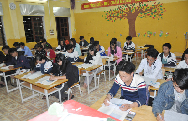 Các trường dồn sức ôn thi THPT quốc gia năm 2018 ảnh 7 Các trường dồn sức ôn thi THPT quốc gia năm 2018 ảnh 7