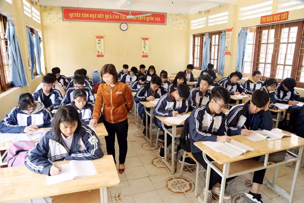 Các trường dồn sức ôn thi THPT quốc gia năm 2018 ảnh 6