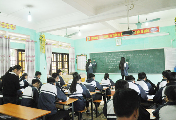 Các trường dồn sức ôn thi THPT quốc gia năm 2018 ảnh 2 Các trường dồn sức ôn thi THPT quốc gia năm 2018 ảnh 2