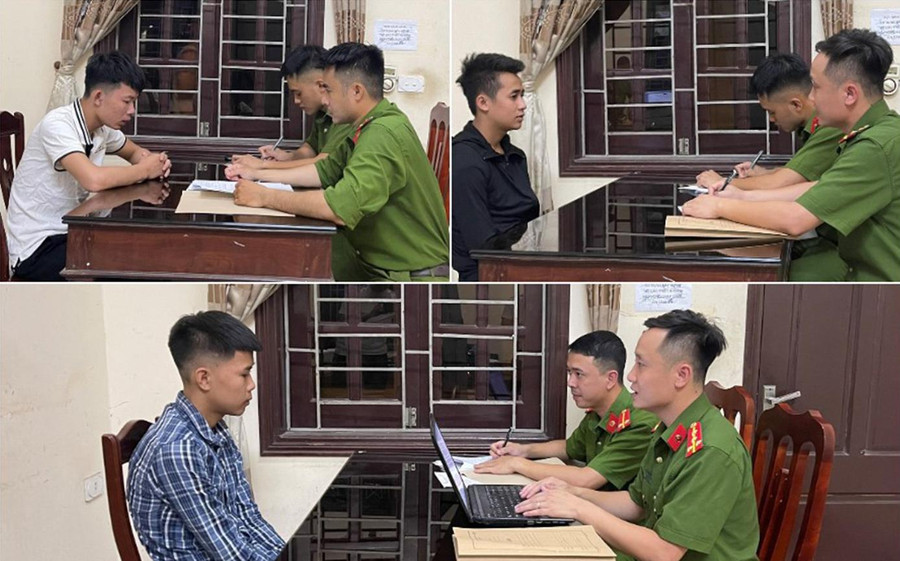 Công an huyện Diễn Châu làm việc với các đối tượng ngay trong tối 4/7 Công an huyện Diễn Châu làm việc với các đối tượng ngay trong tối 4/7