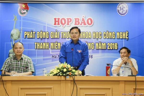 Phát động Giải thưởng Khoa học Công nghệ Thanh niên Quả cầu vàng năm 2016