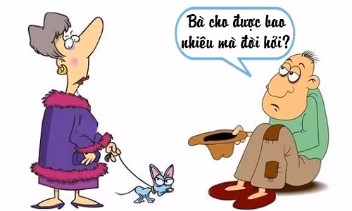 Không được đòi hỏi ăn xin 