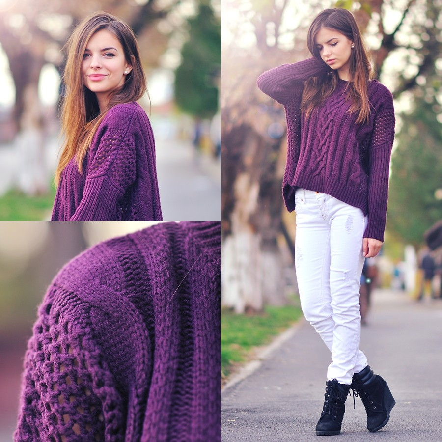 Gợi ý mặc đẹp cho cô nàng yêu màu “tím thủy chung“ ảnh 1 Gợi ý mặc đẹp cho cô nàng yêu màu